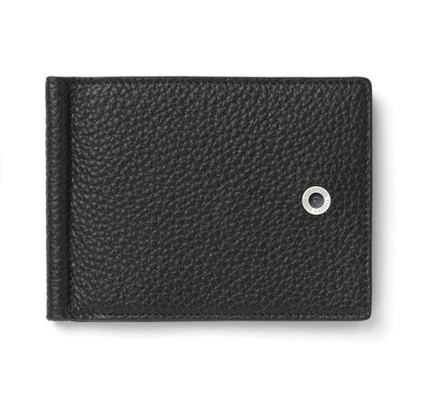 Etui za kartice s kopčom za novčanice Cashmere, crni