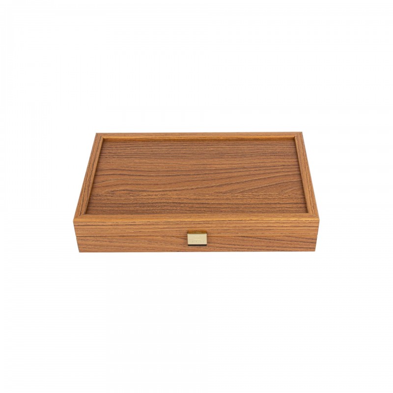 Backgammon set MANOPOULOS Walnut MEDIUM 38x23 cm