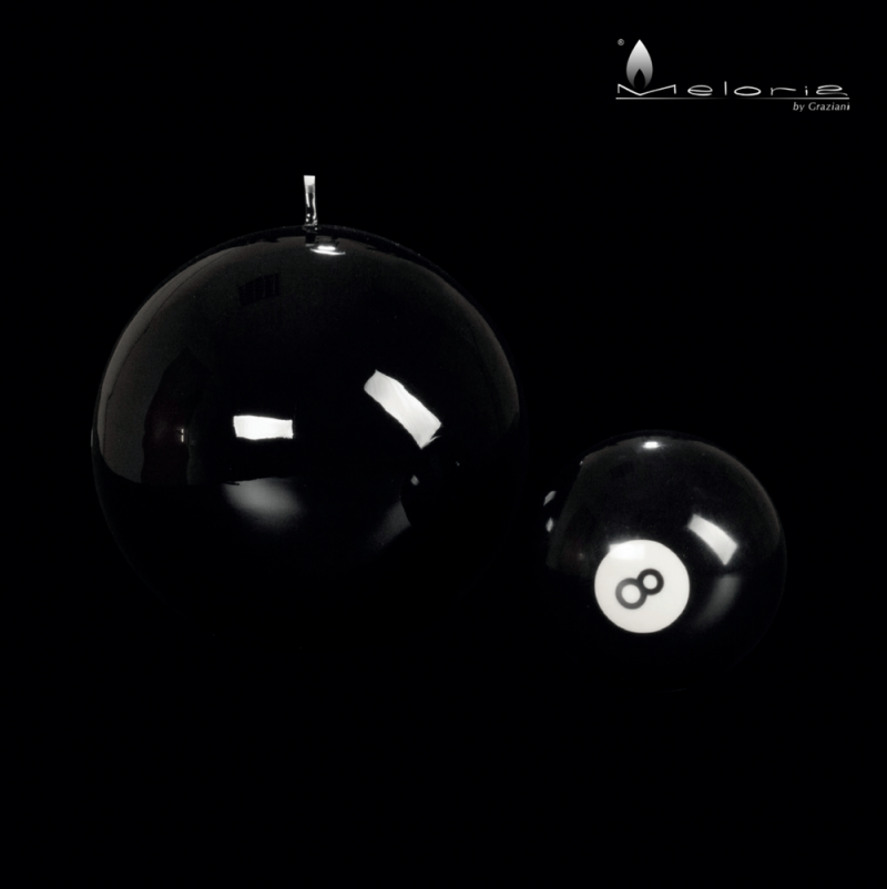 Svijeća GRAZIANI Meloria Ball Classic 150, crna