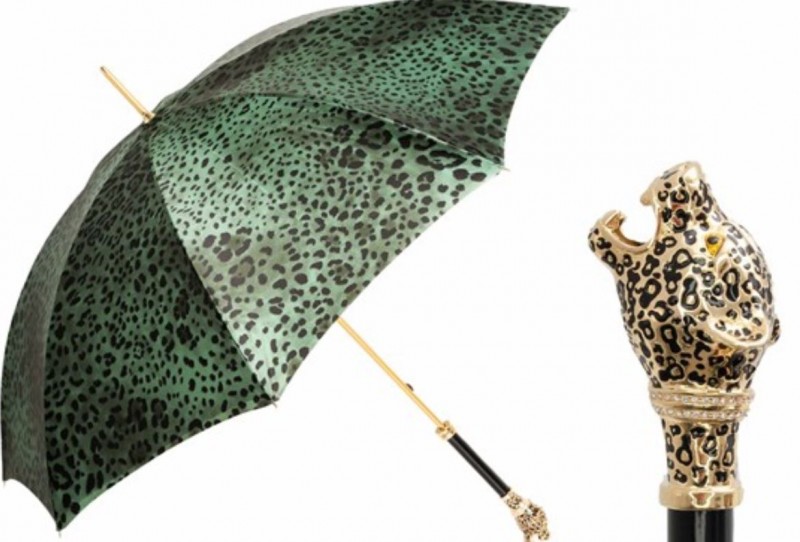Kišobran Pasotti - Green Leopardized Panther Umbrella