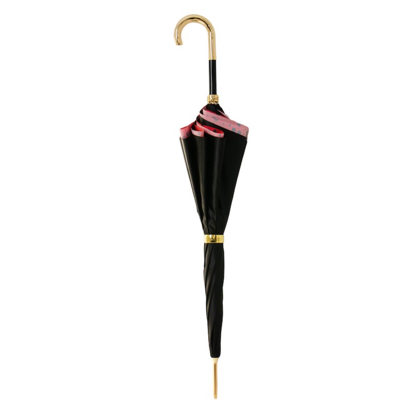 Kišobran Pasotti - Classic Umbrella with Red Circles