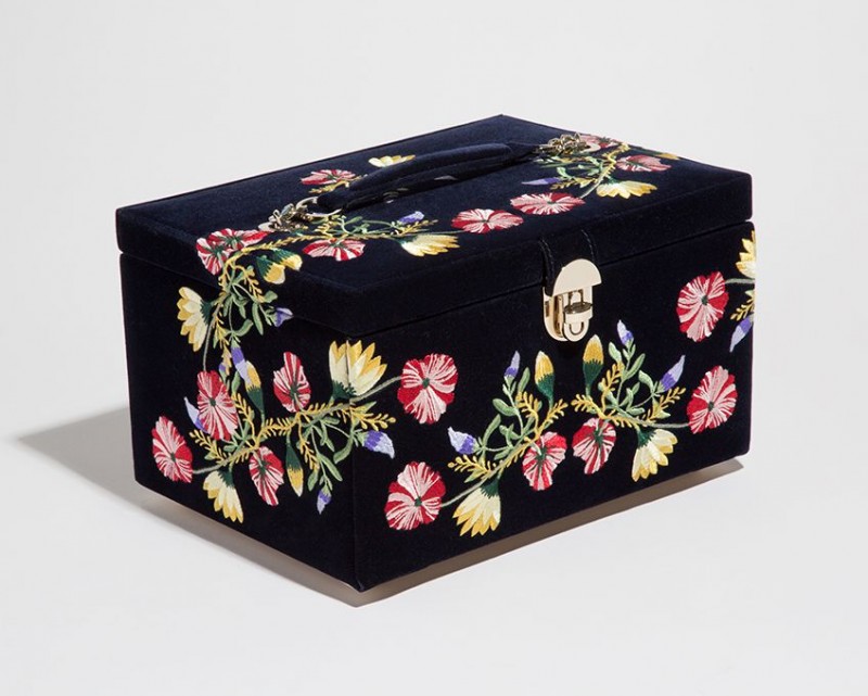 Kutija za nakit WOLF 1834, Zoe Medium, indigo