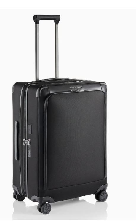 Torba s kotačima Roadster Nylon 4W L, crna