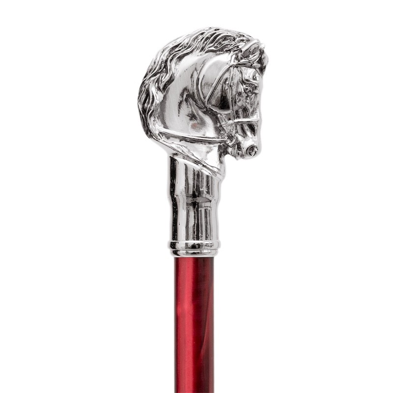 Kišobran Pasotti - Elegant Umbrella, Silver Horse Handle