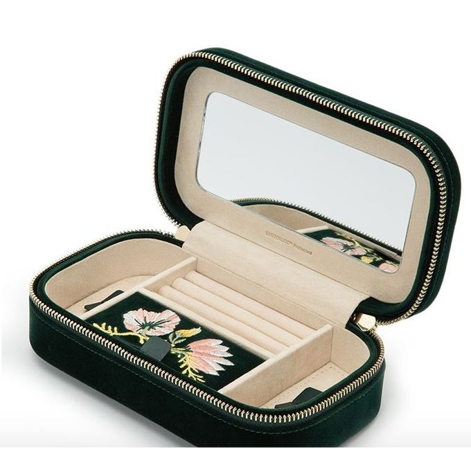 Torbica za nakit WOLF 1834, Zoe Travel Zip, zelena