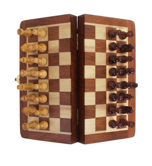 Šah set ITALFAMA Magnetic Folding Wood 19x19 cm