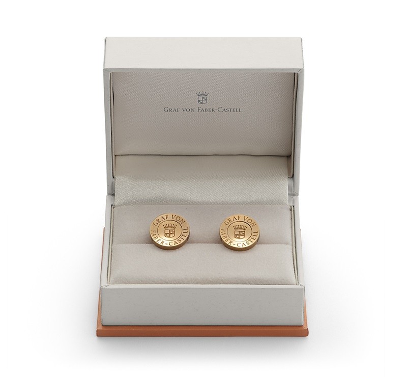 Manžete, okrugle, zlatne