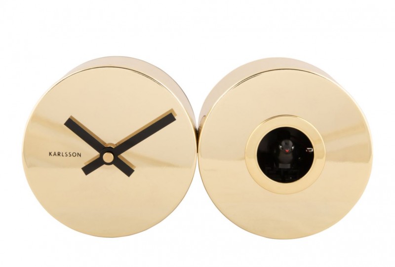 Sat zidni Duo Cuckoo, zlatni