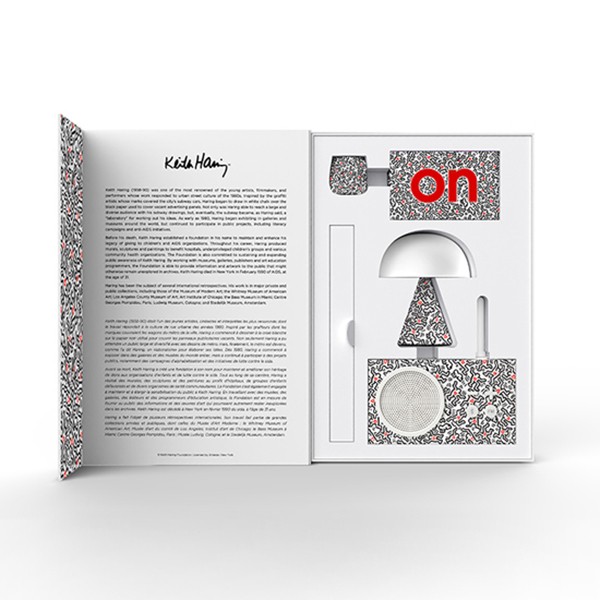 Poklon set LEXON x KEITH HARING, Love, bijeli