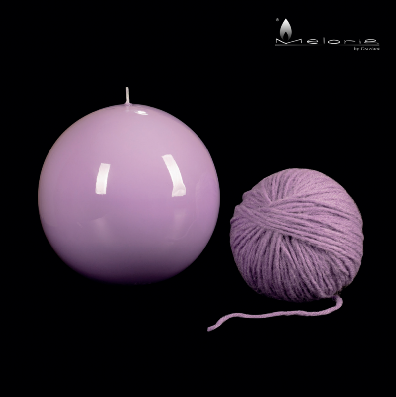 Svijeća GRAZIANI Meloria Ball Classic 120, lila