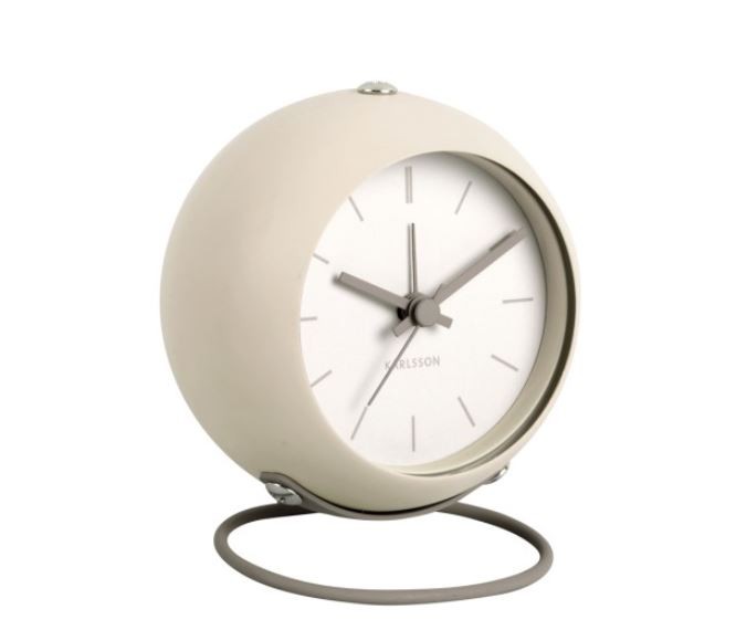 Sat budilica Nirvana Globe, bež